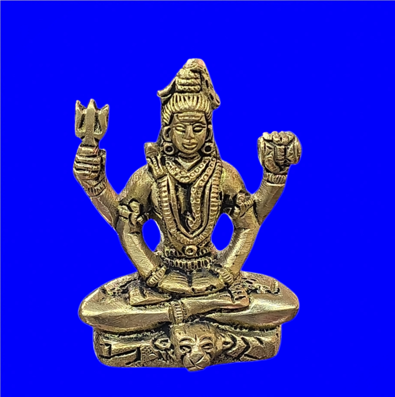 Shiva brass murti