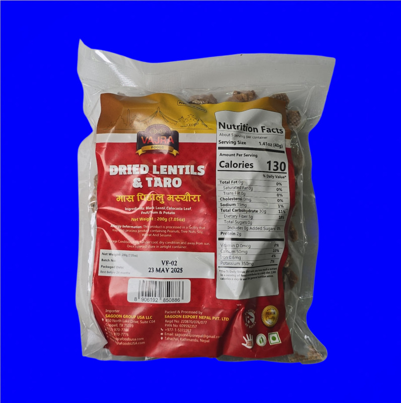 Dried Lentils & Taro(Maseura)